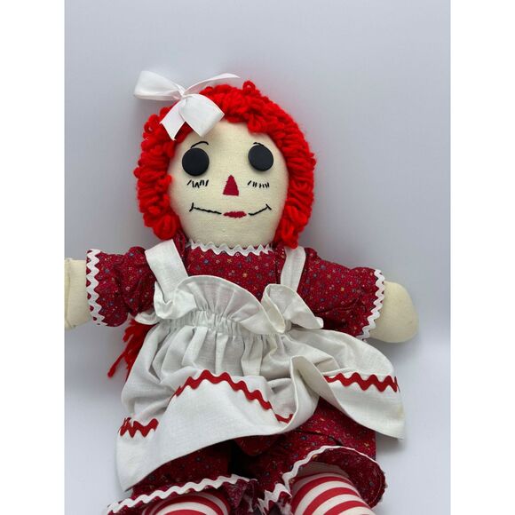 VTG Raggedy Ann and Andy Dolls Handmade 21" - Picture 10 of 15